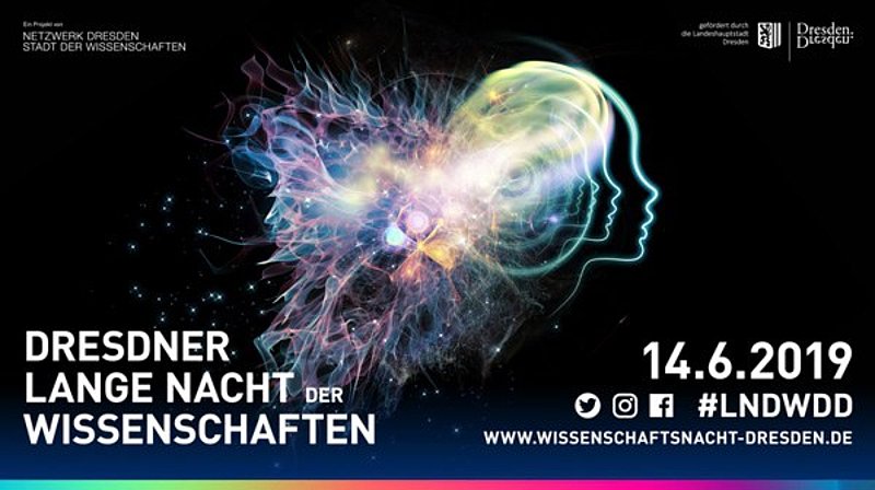 web banner of Lange Nacht der Wissenschaften Dresden 2019